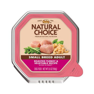 Nutro Natural Choice Small Breed Adult Dog Food Chicken & Brown Rice Slices in Gravy