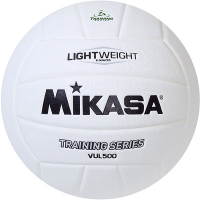 Mikasa Vul500 Youth Starter Training Volleyball, White
