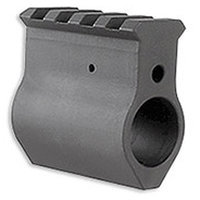 Midwest Industries Black Railed Gas Block- Upper Height MCTAR-UHGB