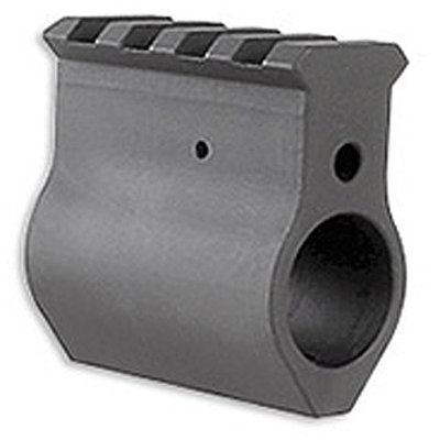 Midwest Industries Black Railed Gas Block- Upper Height MCTAR-UHGB