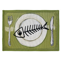 Park B Smith Ltd PB Paws & Co. Multi Meow Meal Tapestry Rug