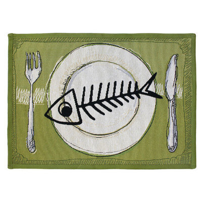 Park B Smith Ltd PB Paws & Co. Multi Meow Meal Tapestry Rug