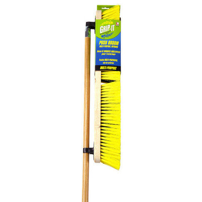 Cequent Laitner Company Laitner Brush Company 24 Block Push Broom With 60 Handle