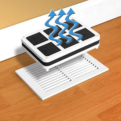 Taylor Gifts Portable Room House Floor Vent Air Purifier Register Humidifier