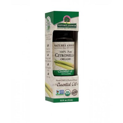 Nature's Answer - Organic Essential Oil 100 Pure Citronella - 0.5 oz.