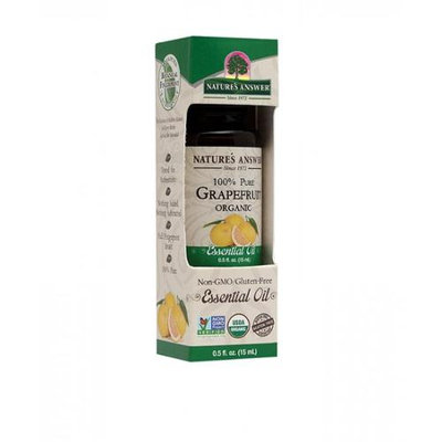 Nature's Answer - Organic Essential Oil 100 Pure Grapefruit - 0.5 oz.