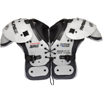 Rawlings Titan Junior Shoulder Pad (Small, White)