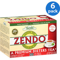 Tadin Tea Tadin Zendo Herbal Tea Bags, 24 count, 0.84 oz, (Pack of 6)