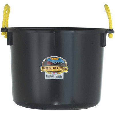 Little Giant Farm PSB40BLACK 40 Quart Muck Tub, Black