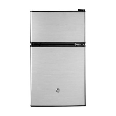 GE GDE03GLHLB 3.1 Cu. Ft. Stainless Steel Compact Refrigerator