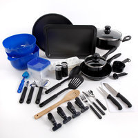 Gibson Overseas, Inc. Gibson Total Kitchen 59-Piece Complete Kitchen Set