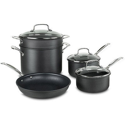 Cuisinart Chefs Classic 8-Piece Non-Stick Hard Anodized Cookware Set