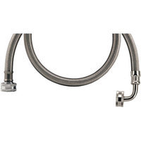 Certified Appliance WMSL5 Braided Stainless Steel Washing Machine Connector with Elbow (5ft)