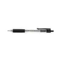 Universal Economy Black Ink Retractable Ballpoint Pen (6 Packs of 12)