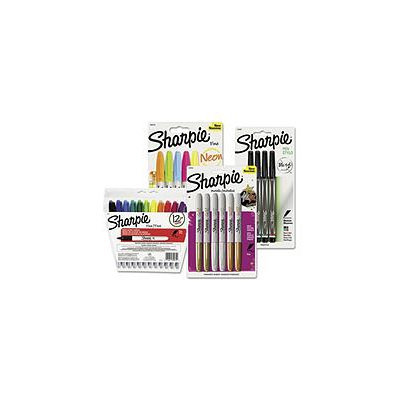 SANBNDM3P1 - Sharpie Fine Point Permanent Markers - Bundle One
