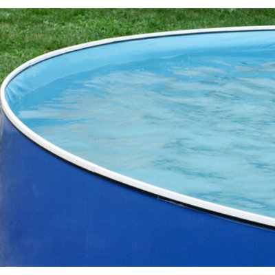 Swim'n Play 18' x 42 Round Vinyl Blue Liner with Port Hole