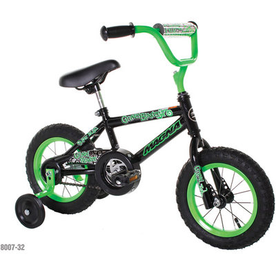 Chitech Dynacraft Magna Gravel Blaster Boy's Bike (12-Inch, Green/Black)