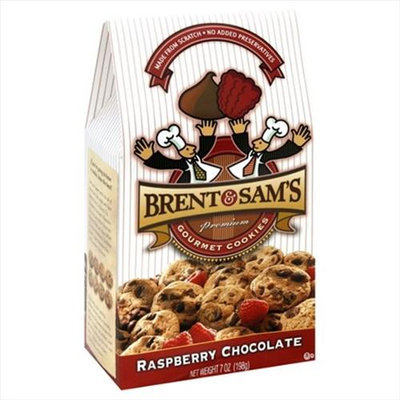 Brent & Sams Cookie Rspbry Choc Chip 7 OZ -Pack Of 6