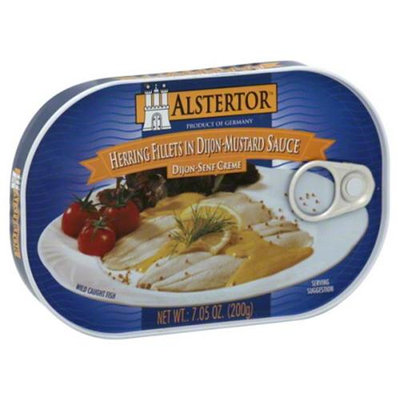 Alstertor Herring Fillets in Dijon-Mustard Sauce - 10 Cans (7.05 oz ea)