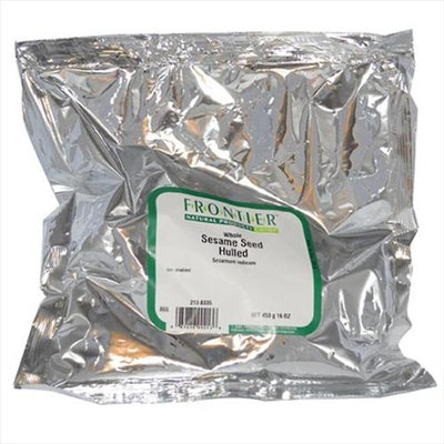 Frontier Natural Products - Sesame Seeds Hulled Whole - 1 lb.