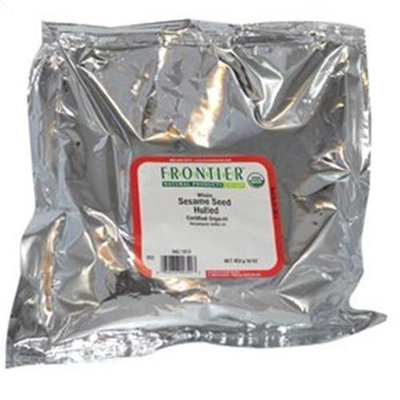 Frontier Natural Products Organic Whole Sesame Seed Hulled - 16 oz