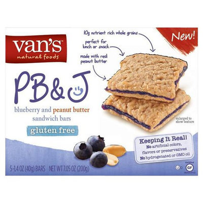 Van's International Foods Vans International Foods BPC1025284 Vans International Foods PB & J Bluebery Chips - 6x5x1.4 OZ