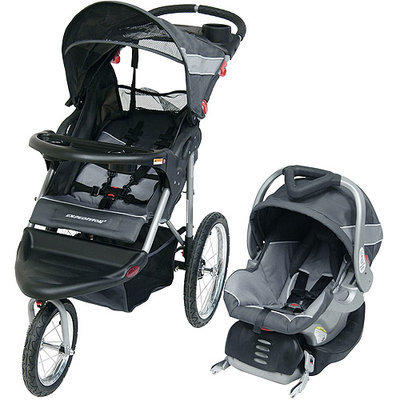 Baby Trend Expedition Jogger Jogging Stroller & Seat Travel System, Mist