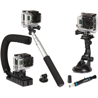 Sunpak Action-5 5-piece Action Camera Accessory Kit