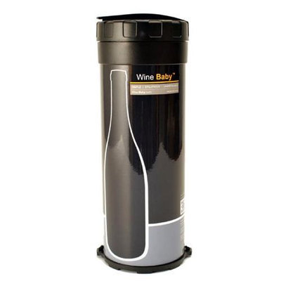 Wine Baby WBLB10a Large Wine Case for Travel - Spill-proof and Unbreakable Elegant - Blue