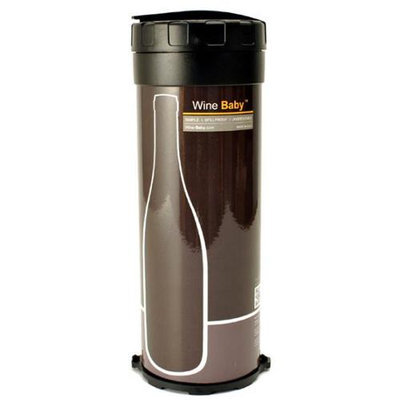 Wine Baby WBLP10a Large Wine Case for Travel - Spill-proof and Unbreakable Spiritual - Lavender