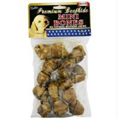 Salix Llc - Premium Beefhide Mini Bones- Beef 7 Pack - 64207