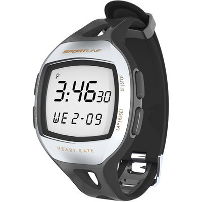 Sportline SB1064BK S12 Heart Rate Monitor and Pedometer.