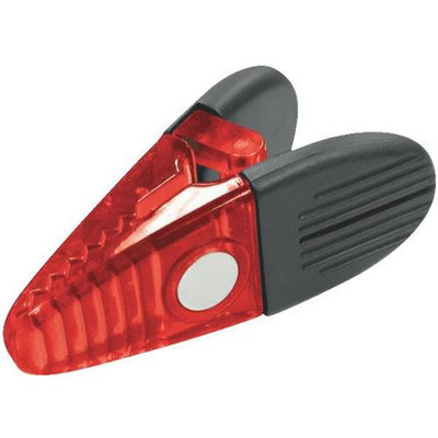 MASTER MAGNETICS 7520 Magnetic Plastic Clips, Red, PK2