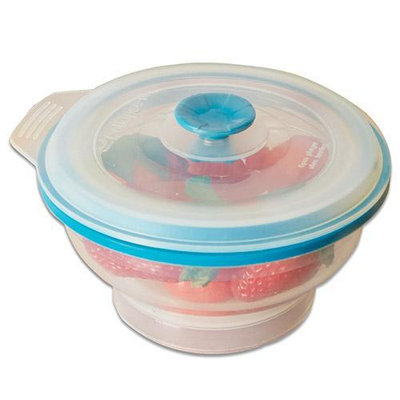 Collapse-It Small 2 Cup Round Bowl- Freezer to Oven Container