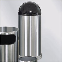 Rubbermaid European & Metallic Series Dome Top Receptacle
