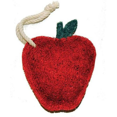 Loofah-Art Red Apple 9901 Natural Loofah Scrubber, 1-Item