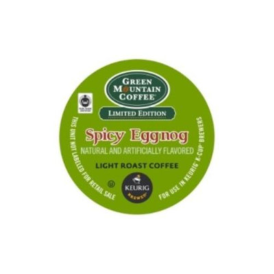 Fair Trade Certified Spicy Egg Nog Flavored Coffee K-Cups