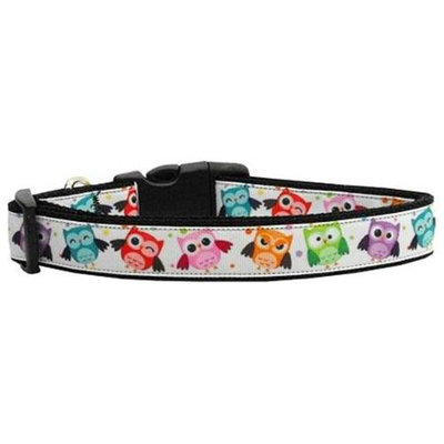 Ahi Bright Owls Nylon Ribbon Collars Large