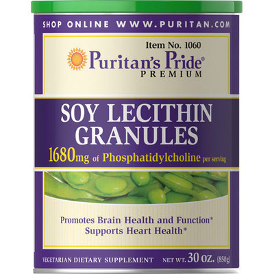 Puritan's Pride Soy Lecithin Granules 1680 mg-30 oz Granules