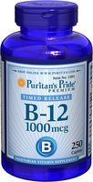 Puritan's Pride 2 Units of Vitamin B-12 1000 mcg Timed Release-250-Tablets
