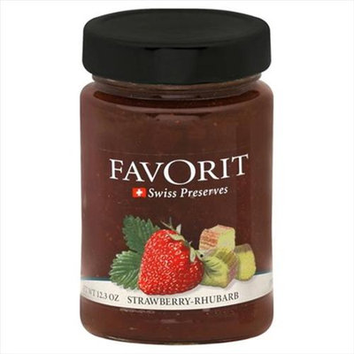 Favorit Preserve Strwbry Rhbrb, Pack of 6