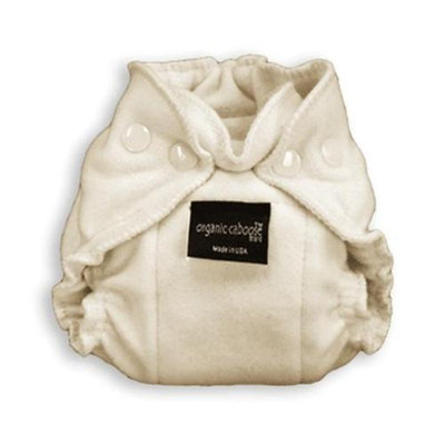Organic Caboose 1202 Organic Newborn Snap Fitted Diaper- Pack of 2