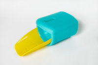 Peachy Aqueduck Bath Spout Extender and Cover (Blue/Yellow)