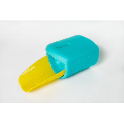 Peachy Aqueduck Bath Spout Extender and Cover (Blue/Yellow)