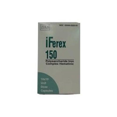 Iferex 150 mg Old Formula Capsules, 10 UD - 10 Ea
