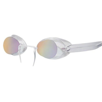 Tyr Socket Rockets Mirror Swim Goggles Clear Lenses/Rainbow Mirror