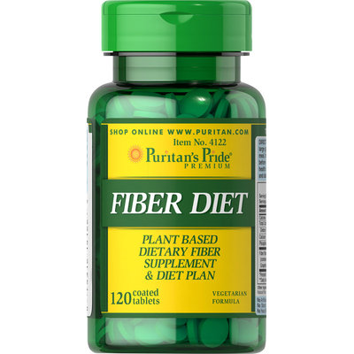 Puritan's Pride 2 Units of Fiber Diet-120-Tablets