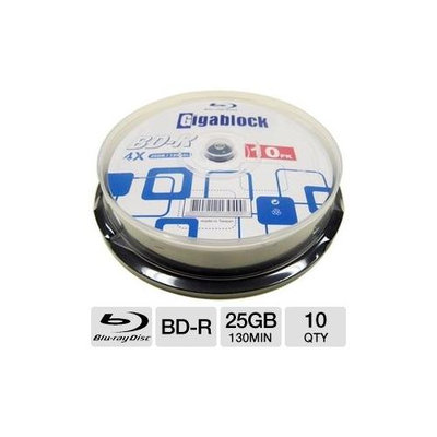 BK Media 6401NK122101 10 Pack 4X BD-R Spindle