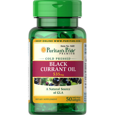 Puritan's Pride 2 Units of Black Currant Oil 535 mg-50-Softgels
