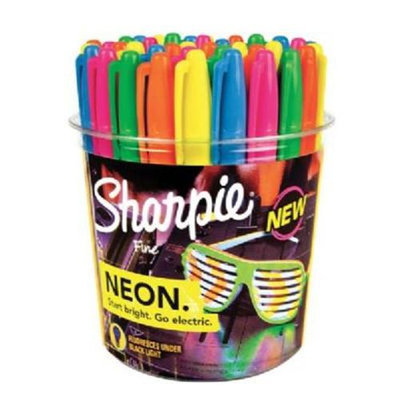 Sharpie SN1875609D Neon Permanent Marker 36-Piece Display